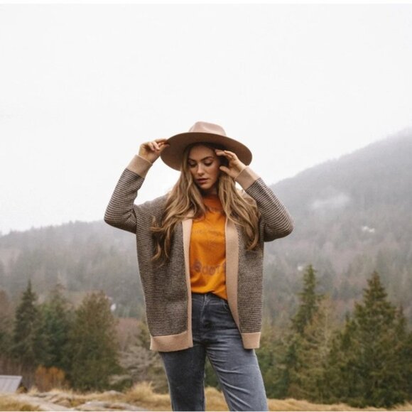 NWT Jackson Rowe Hooded Canopy Cardiganβ - L - Picture 2 of 6